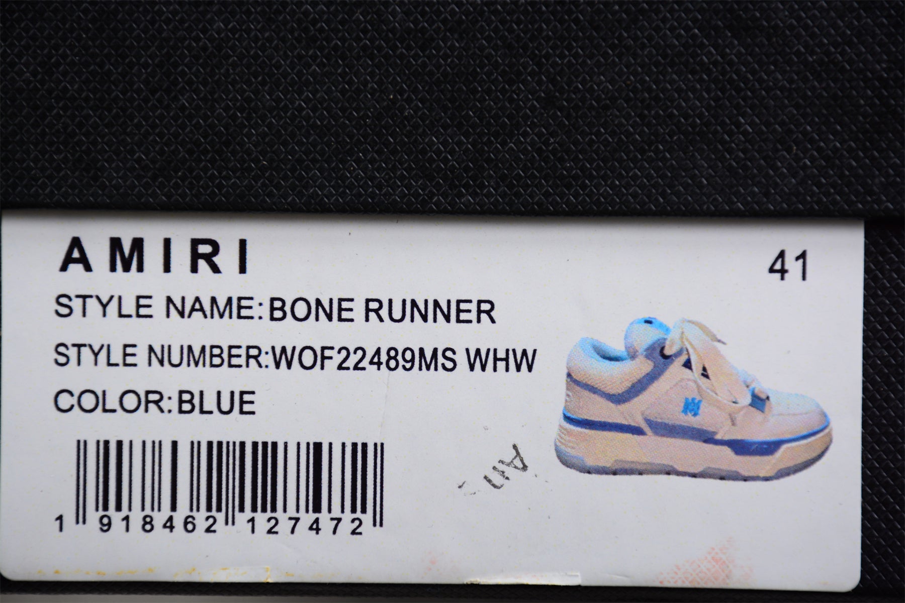 AMIRI MA-1 - White/Light Blue