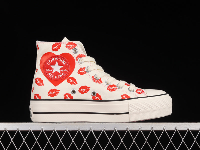 Unisex Converse Chuck Taylor - Red Lip Heart