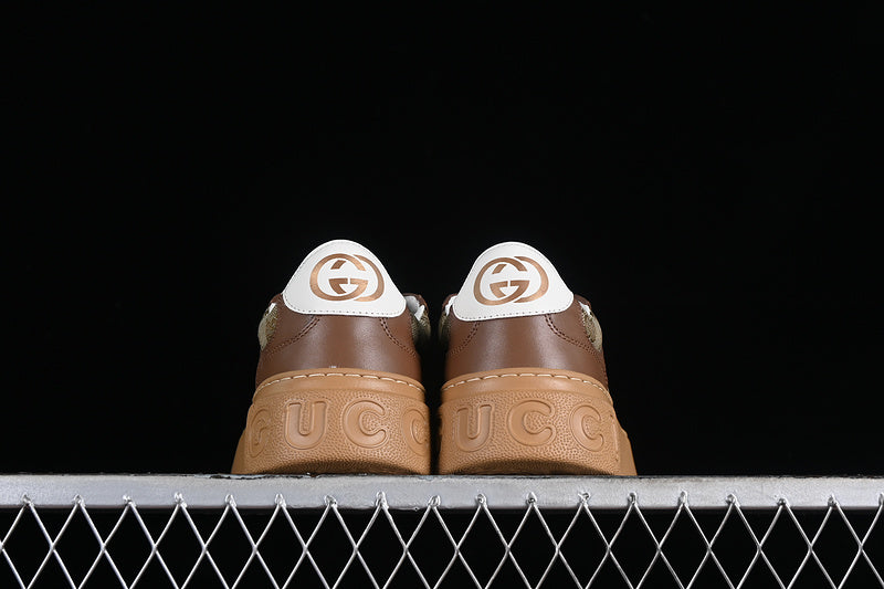 GucciUnisex Embossed GG Logo - Cream Canvas