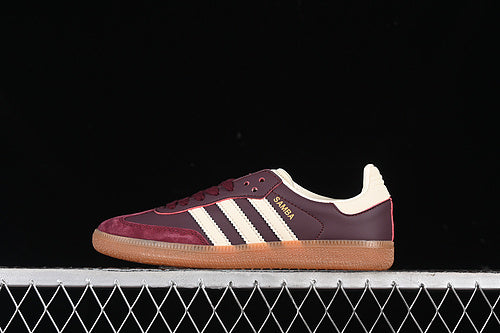 adidasUnisex Samba - Maroon Gold Metallic