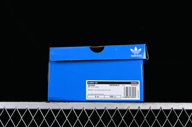 adidasUnisex Samba - White/Red