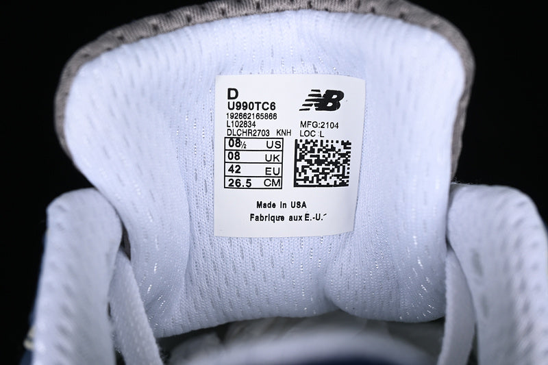 Unisex New Balance 990 V6 - Grey/Navy