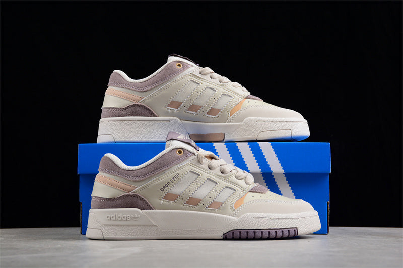 adidasUnisex Drop Step Low - White/Purple