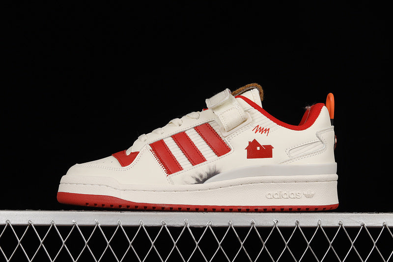 Home Alone x adidasUnisex Forum Low - Red