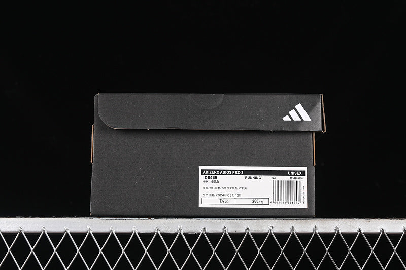adidasUnisex Adizero Adios Pro 3 - All Black