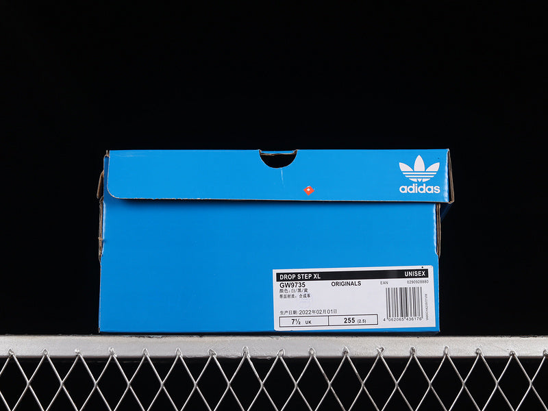 adidasUnisex Drop Step Low - White Tech Emerald