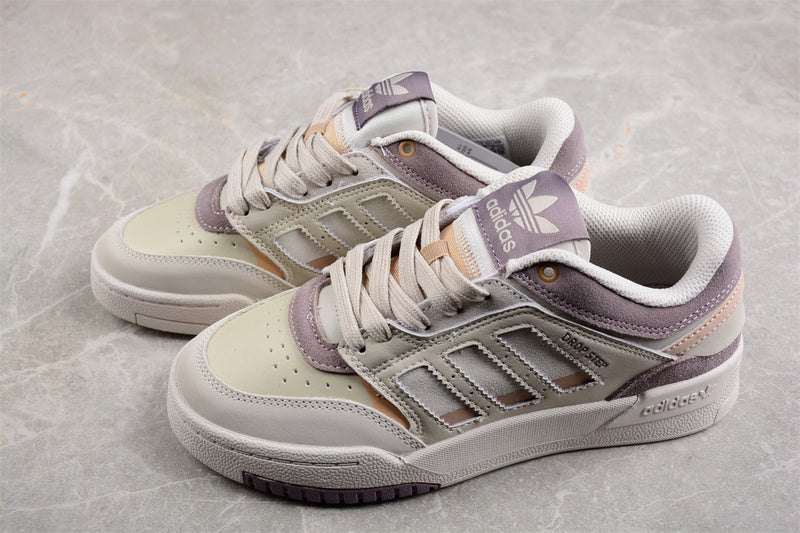 adidasUnisex Drop Step Low - White/Purple