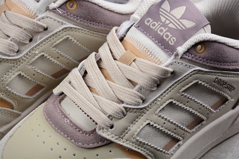 adidasUnisex Drop Step Low - White/Purple