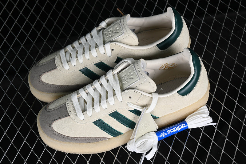 Ronnie Fieg x Clarks x 8TH Street Samba - White