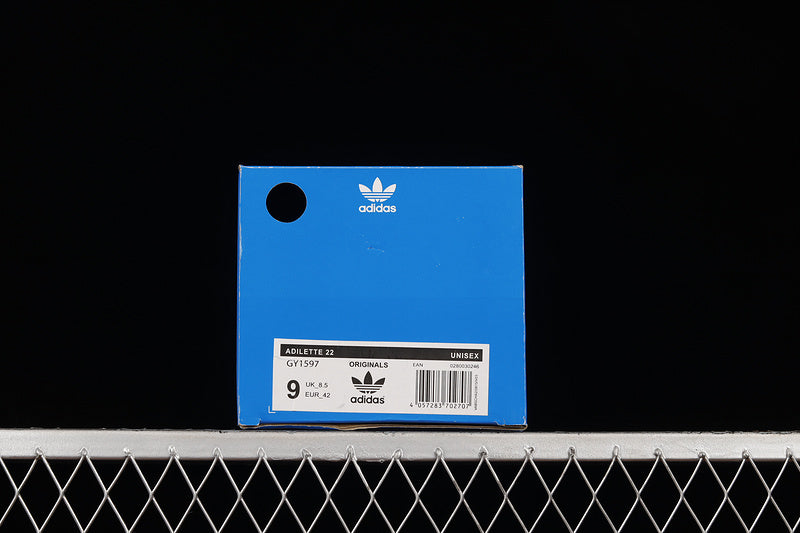 adidasUnisex Adilette 22 - Sand/Lime Slides