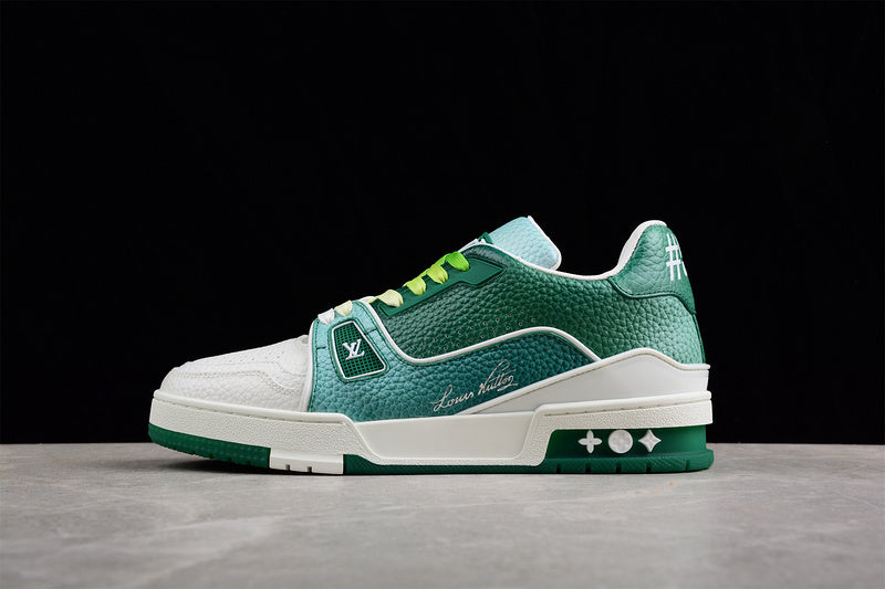 LouissVuitton Trainer Dual Tons - Green