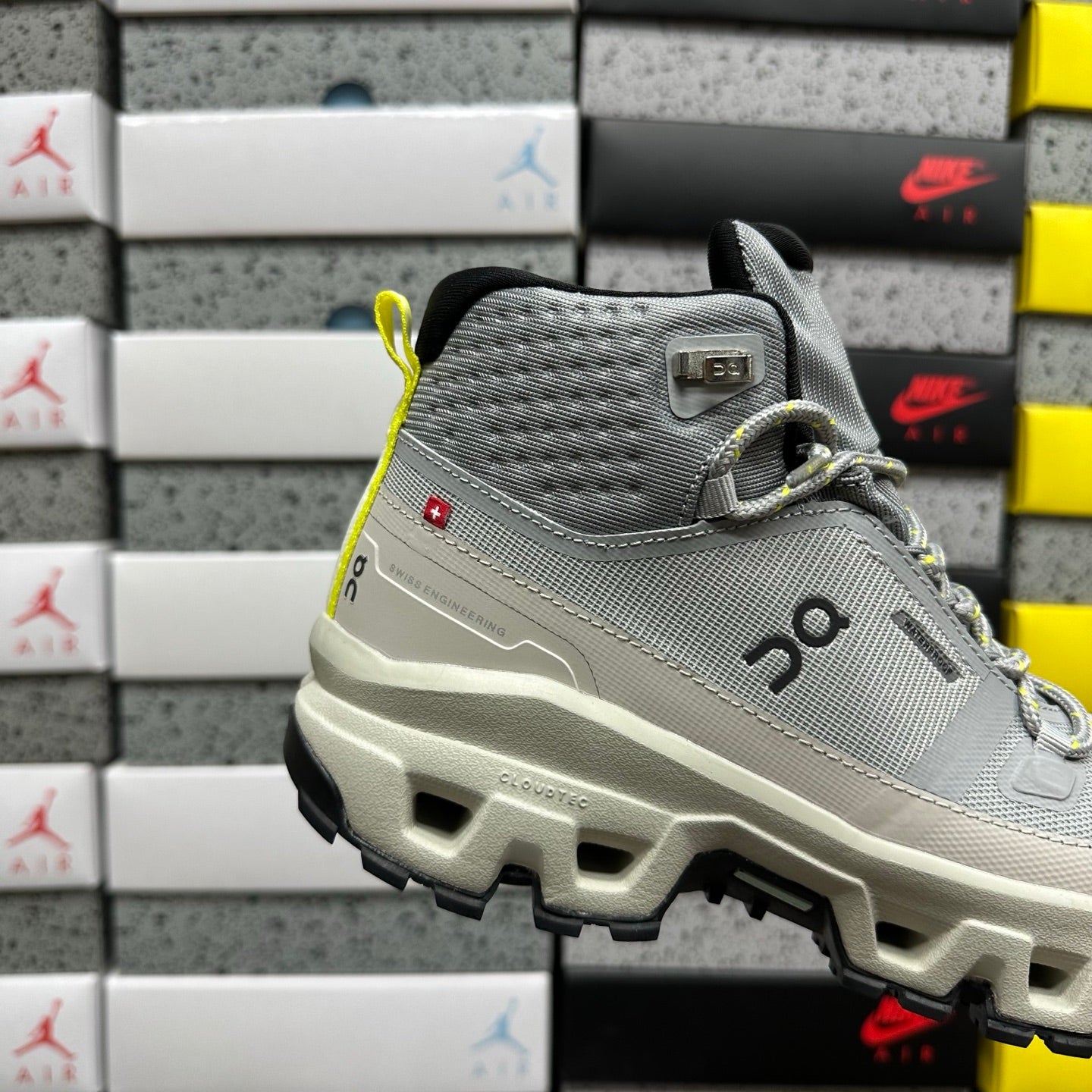 OnRunning Cloudrock Mid Waterproof - "Alloy Ice"