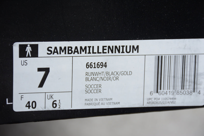 adidasUnisex Samba Millennium - White/Black Gum