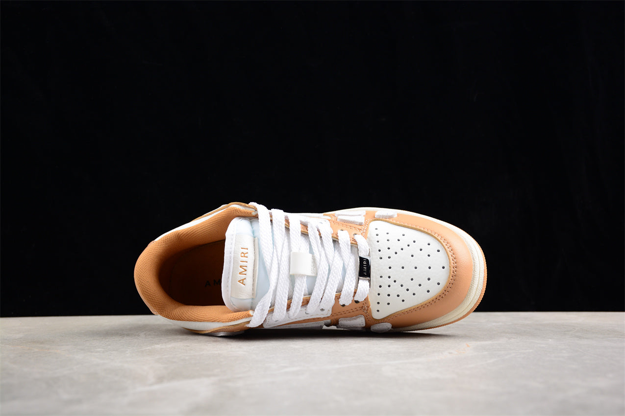 AmiriMens Skeleton Low - Gold/White