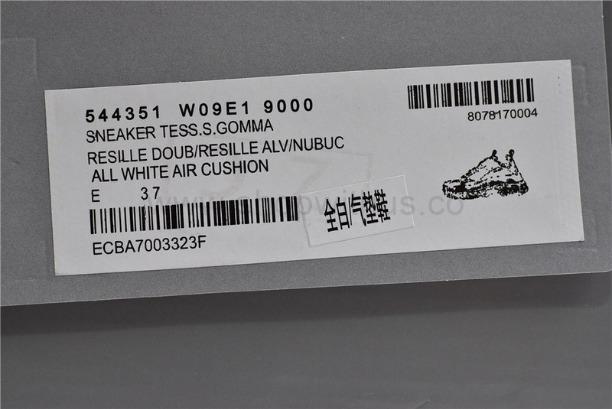 UnisexBalenciaga Triple S Clear Sole - White
