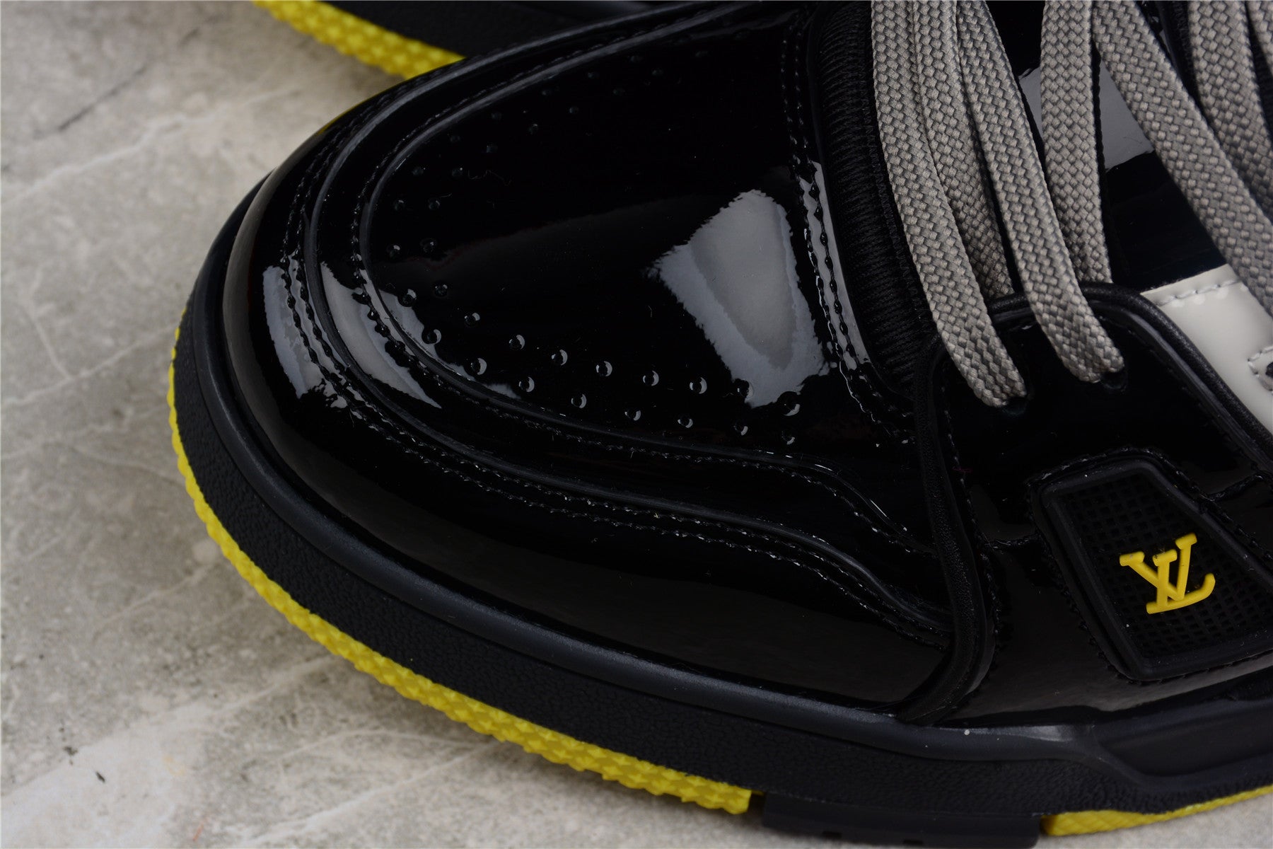 LouisVuitton Crystal Trainer - Black