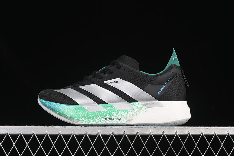 Adizero Adios Pro 4 - Black Silver Green