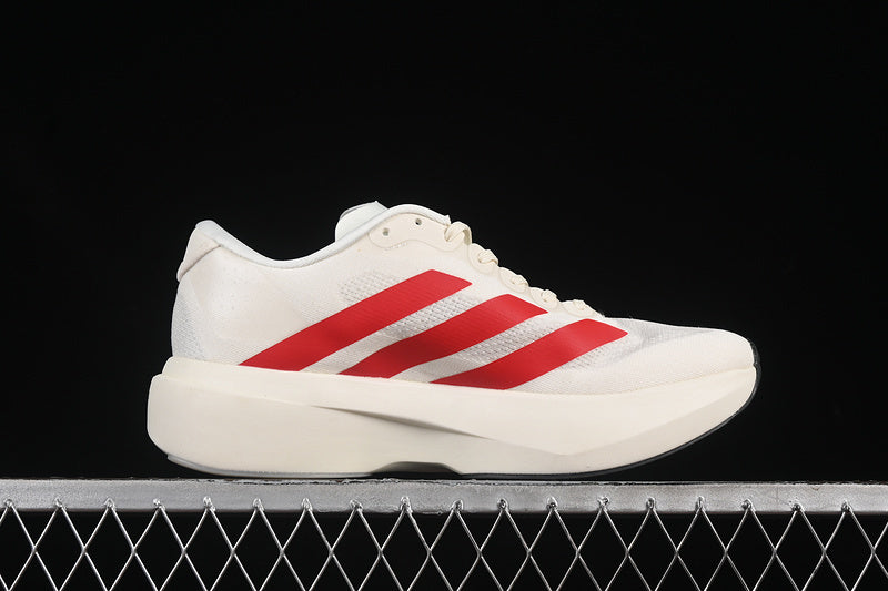 adidasUnisex Adizero EVO - Off White Red