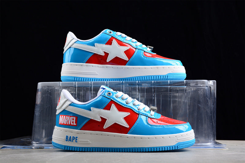 MARVEL x BAPE STA LOW A BATHING APE - LIGHT BLUE