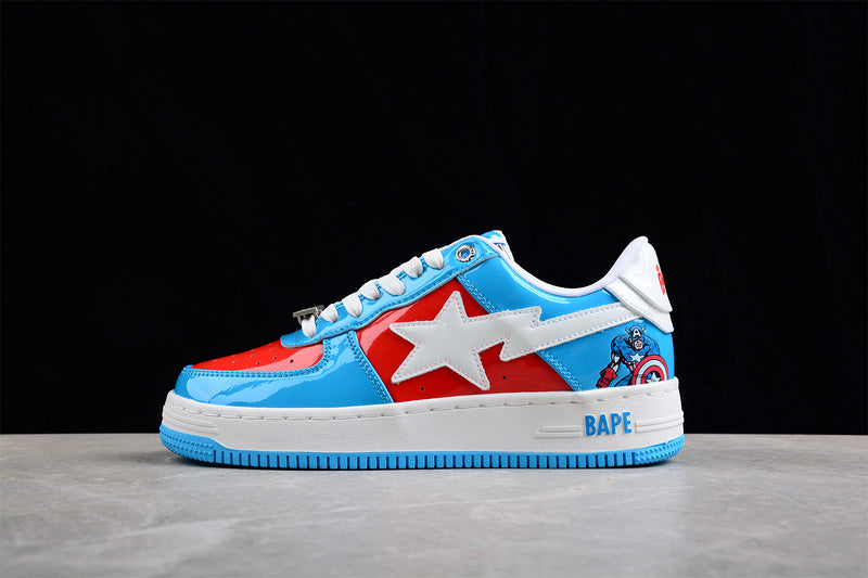 MARVEL x BAPE STA LOW A BATHING APE - LIGHT BLUE