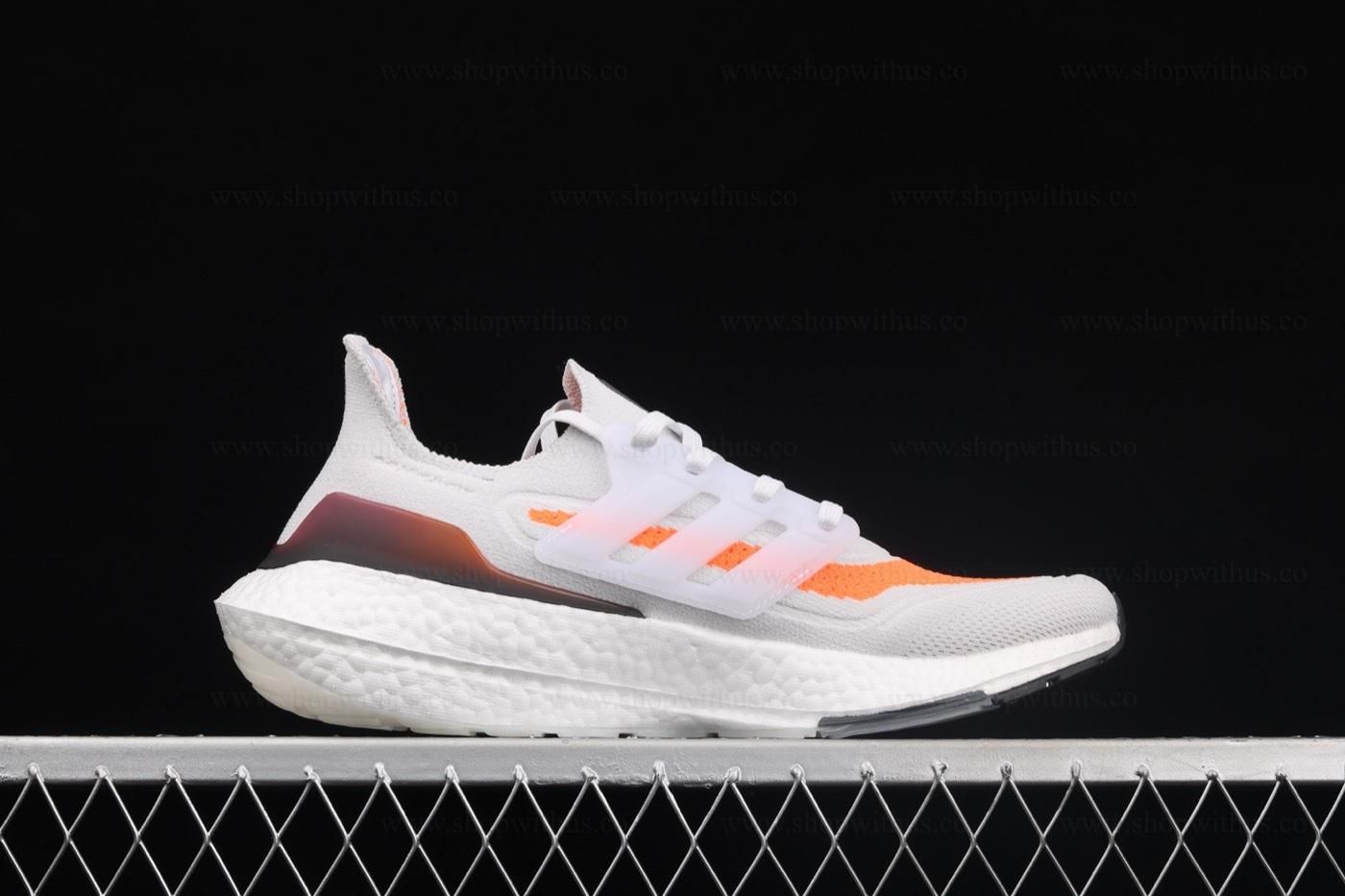 adidasUnisex Ultraboost 21 - Grey Screaming Orange