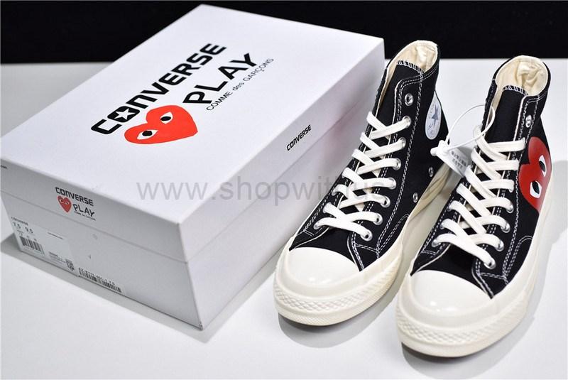 Comme des Garcons Play x Converse Chuck Taylor All-Star 70s Hi - Black
