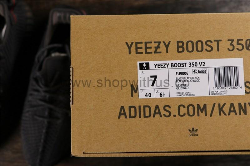 YEEZY Boost 350 V2 - Black Static Non-Reflective (Laces Reflects Shoe Doesn't)