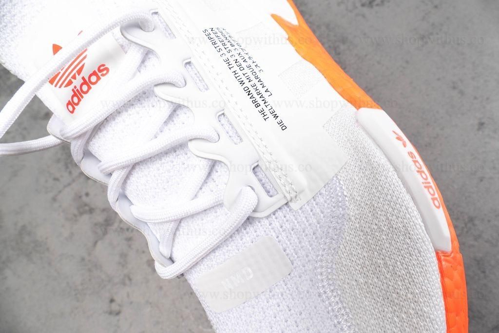 adidasUnisex NMD R1 V2 - Cloud White/Solar Red