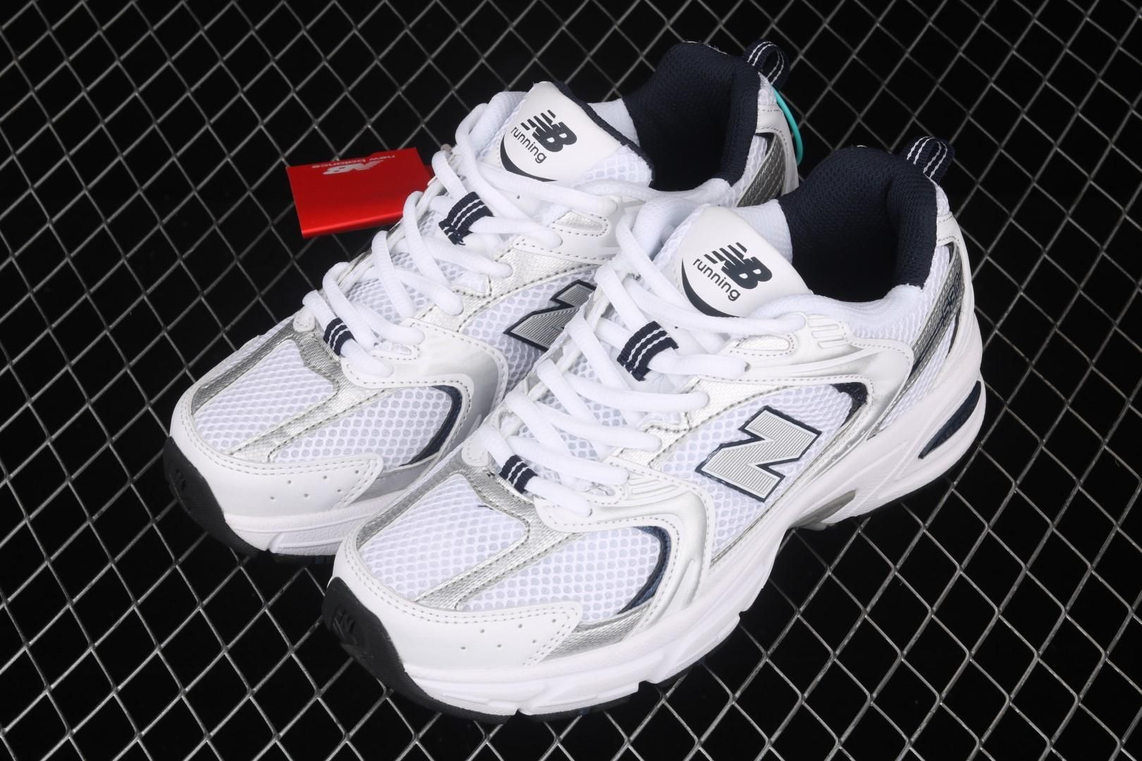 New Balance 530 - White/Silver/Navy