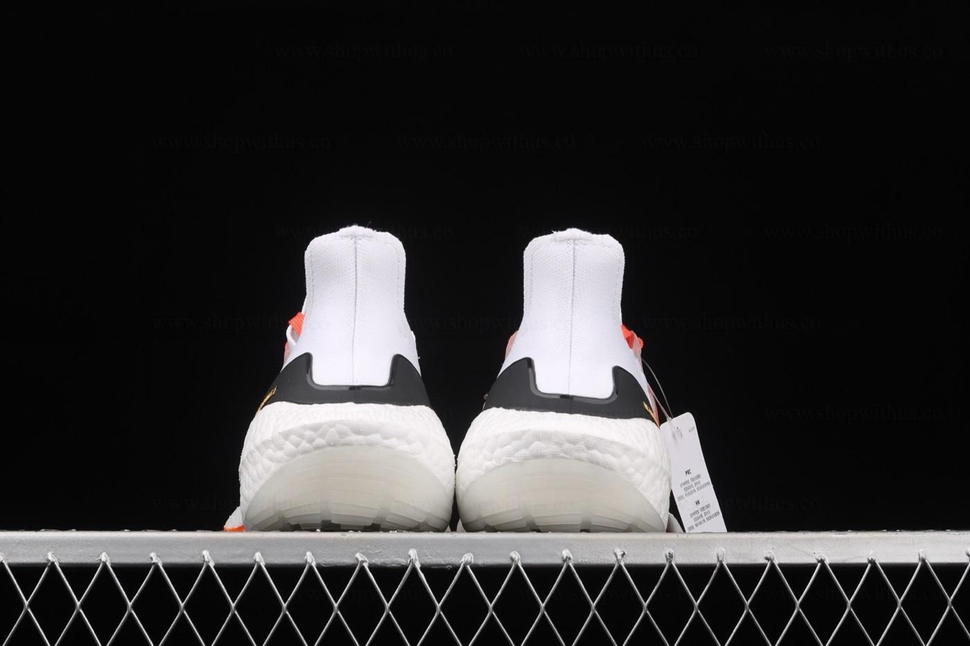 adidasUnisex Ultraboost 21 - Cloud White/Orange