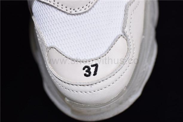 BalenciagaUnisex Triple S Clear Sole - White