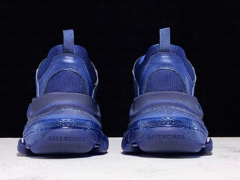 BalenciagaUnisex Triple S Clear Sole - Navy