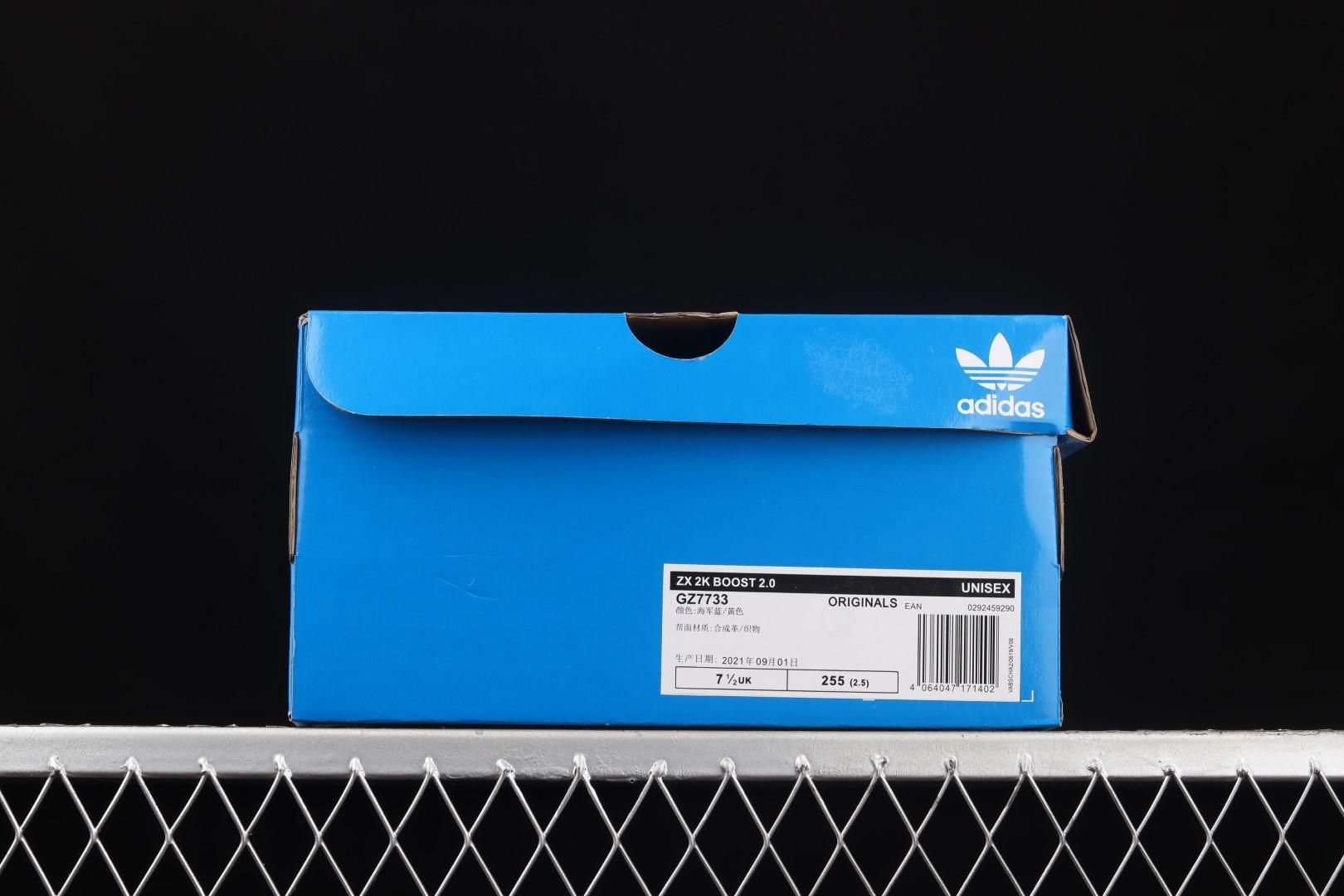 adidasUnisex ZX 2K Boost 2.0 - Crew Blue