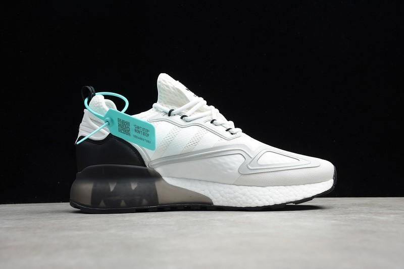 adidasUnisex ZX 2K Boost - White Black