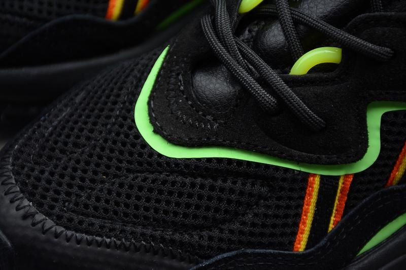 Ozweego Adiprene - Black/Orange/Green