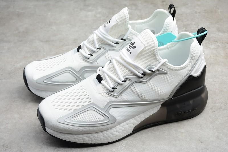 adidasUnisex ZX 2K Boost - White Black