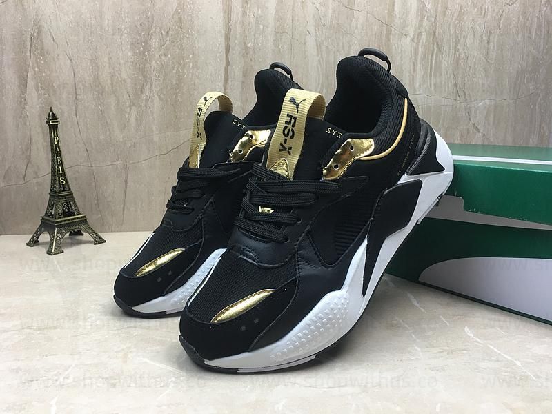 PumaUnisex RS-X Trophy Trainers - Black/Gold