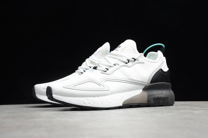 adidasUnisex ZX 2K Boost - White Black