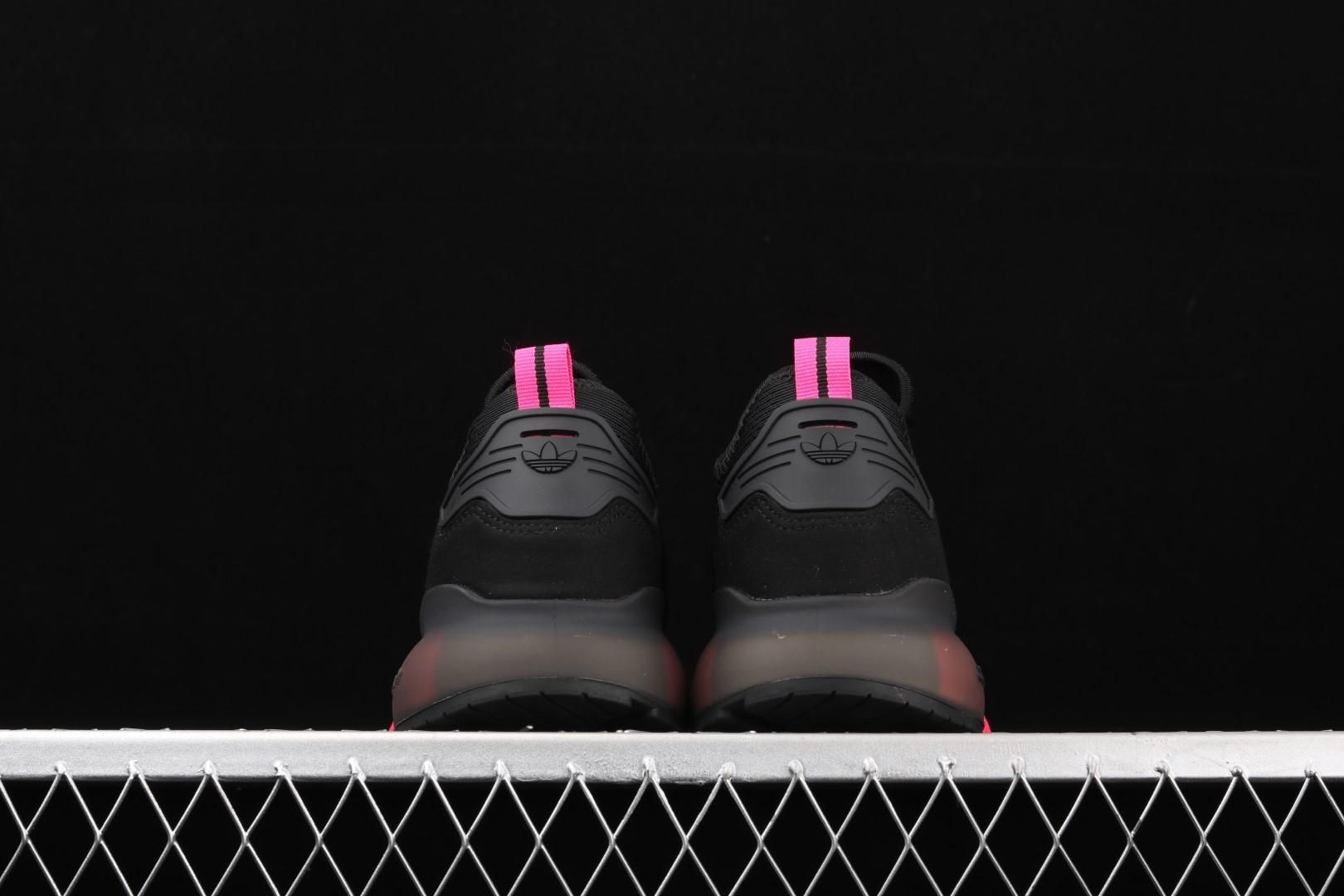 ZX 2K Boost - Core Black/Shock Pink