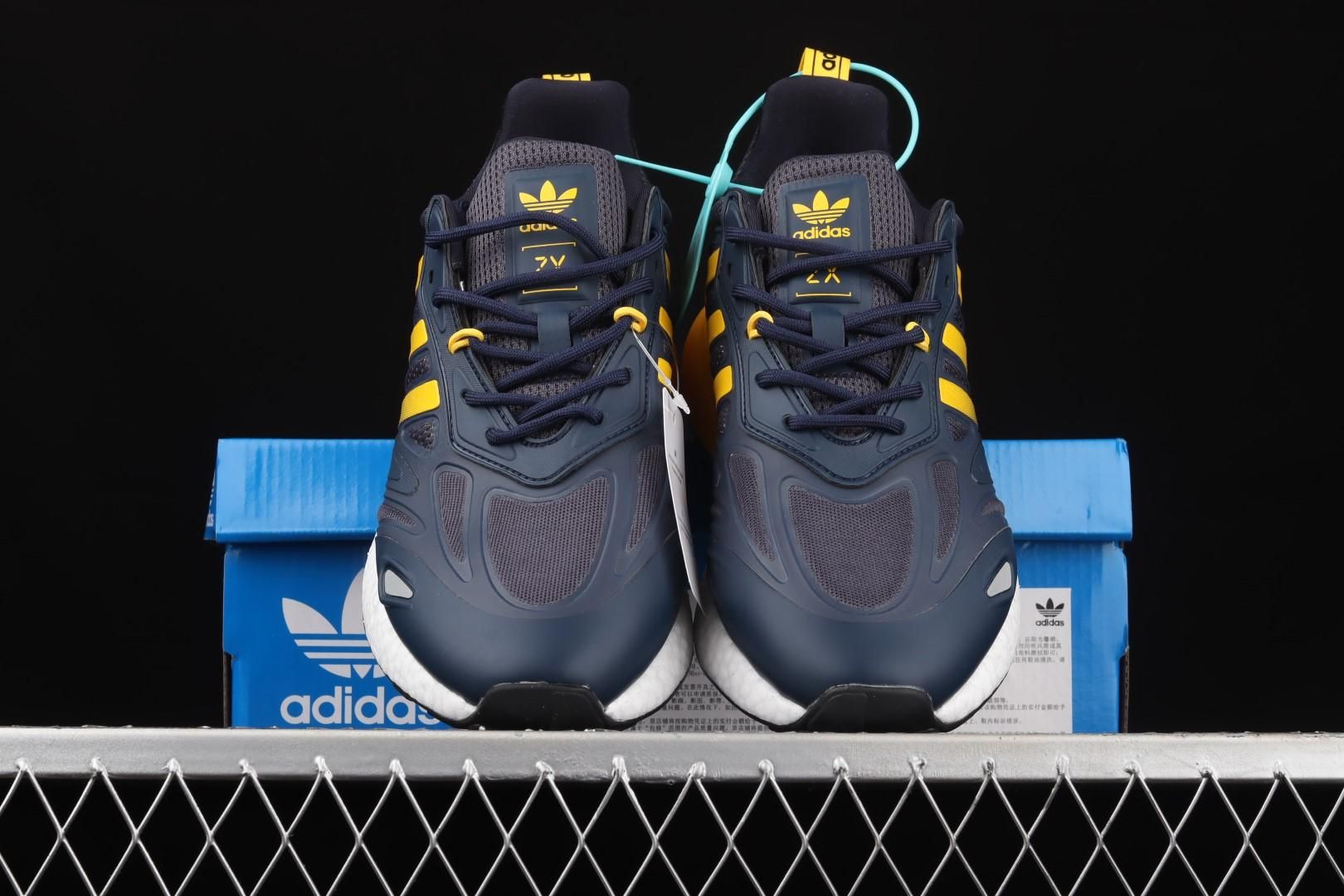 adidasUnisex ZX 2K Boost 2.0 - Crew Blue