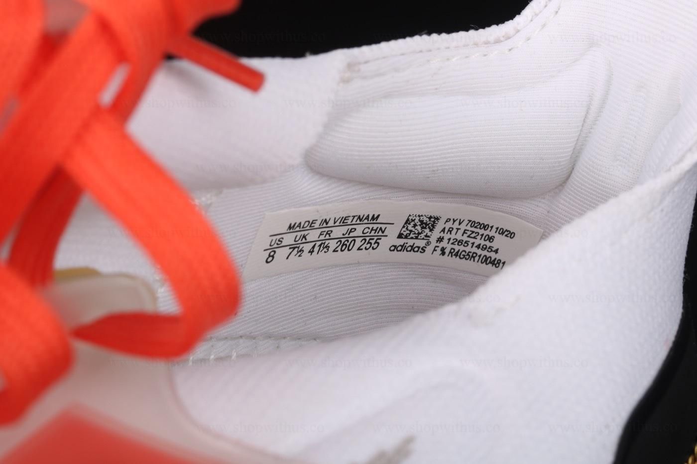 adidasUnisex Ultraboost 21 - Cloud White/Orange
