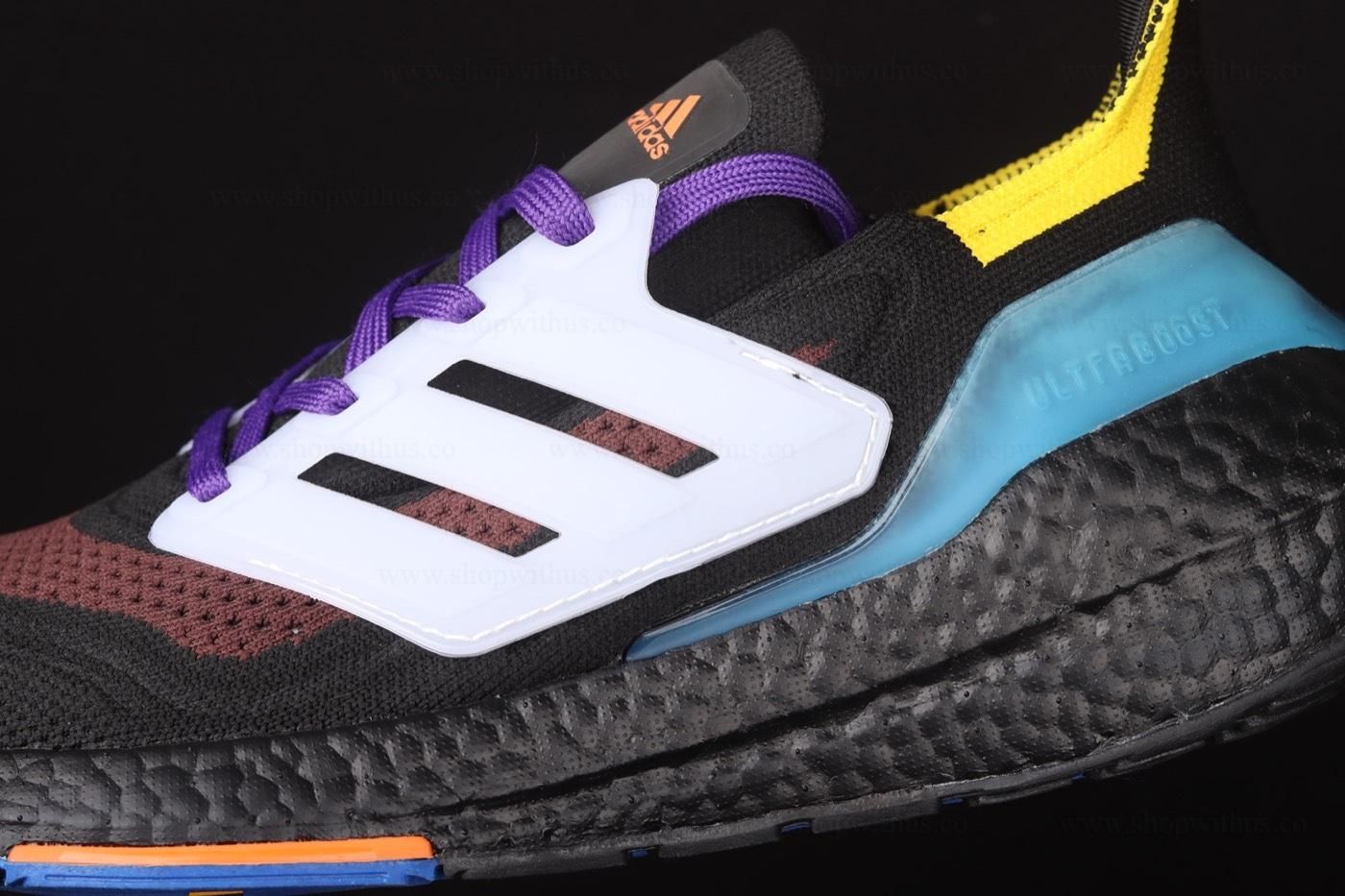 adidasUnisex Ultraboost 21 - Black/Pulse Aqua'
