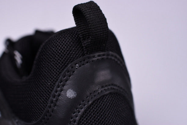 BalenciagaUnisex Vintage Triple S Trainers - Triple Black Distressed