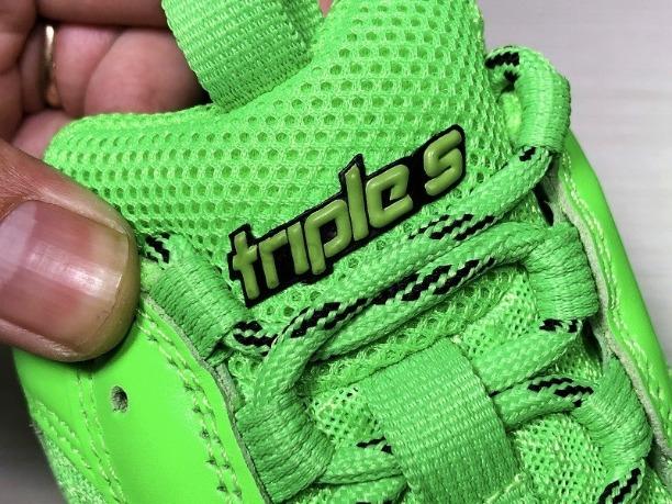 BalenciagaUnisex Triple S Clear Sole - Neon Green