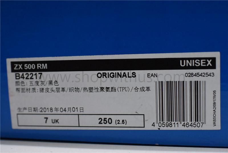 ZX 500 RM - Grey/Cloud White/Clear Orange