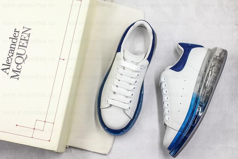 Alexander McQueen Oversized Gradient Sole - White/Blue