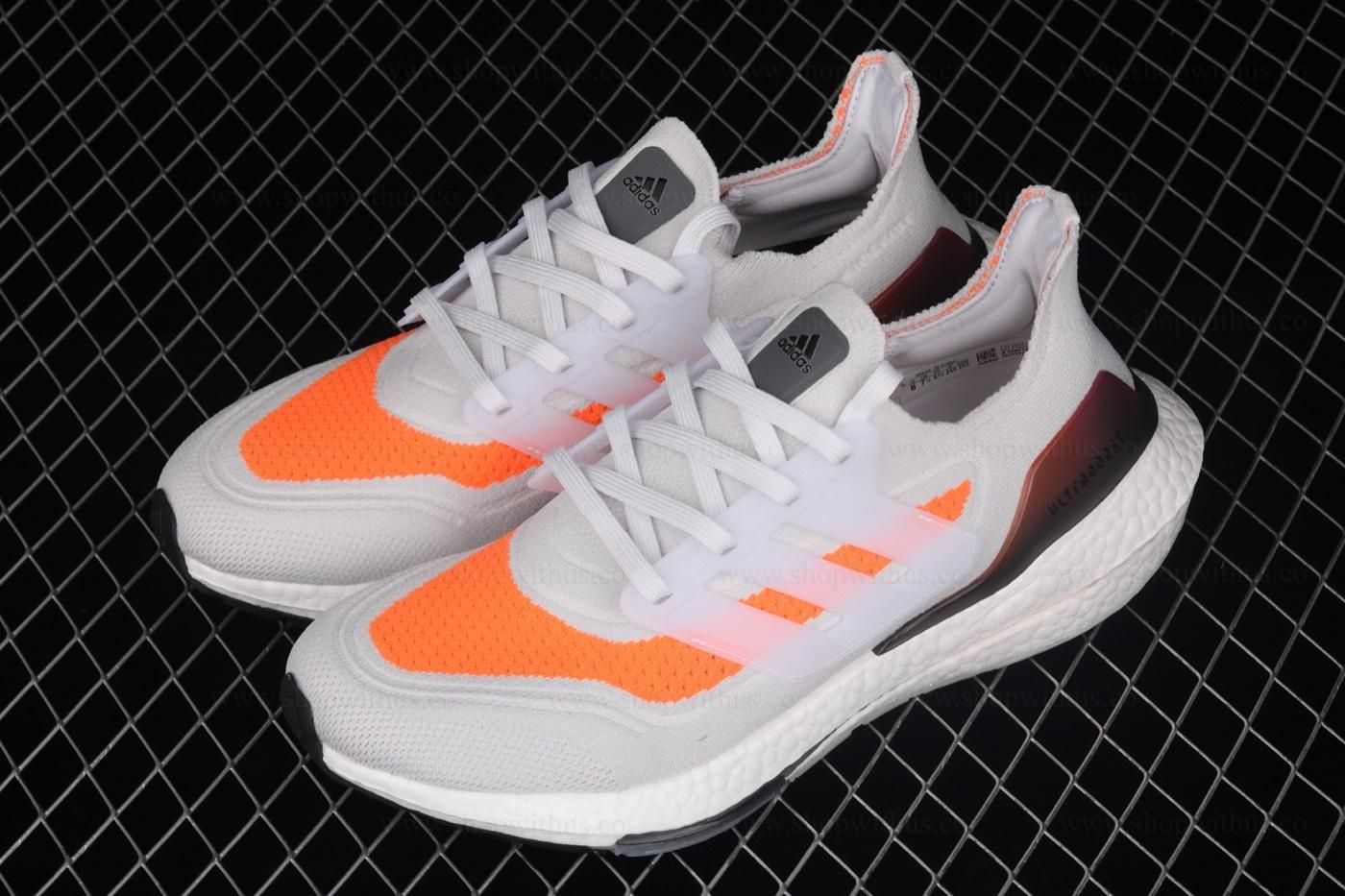 adidasUnisex Ultraboost 21 - Grey Screaming Orange