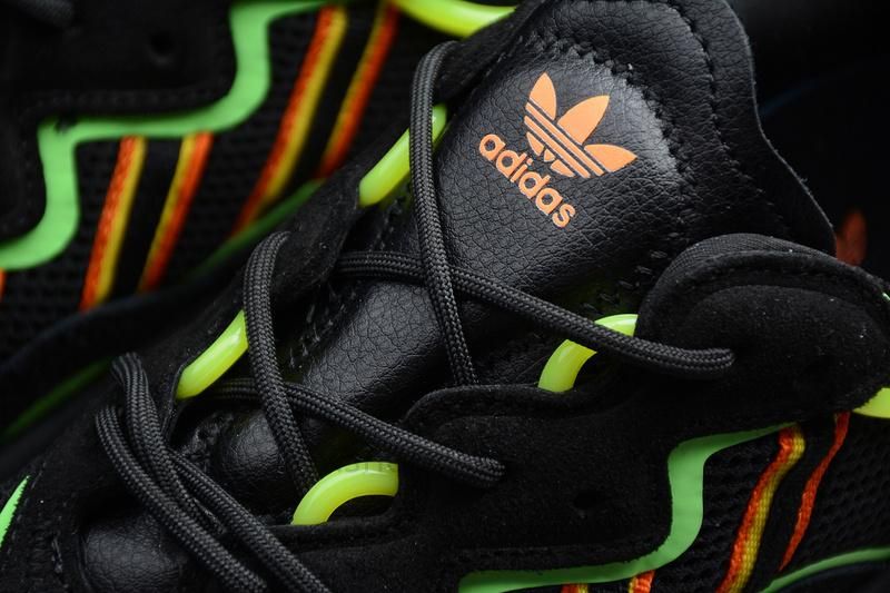 Ozweego Adiprene - Black/Orange/Green