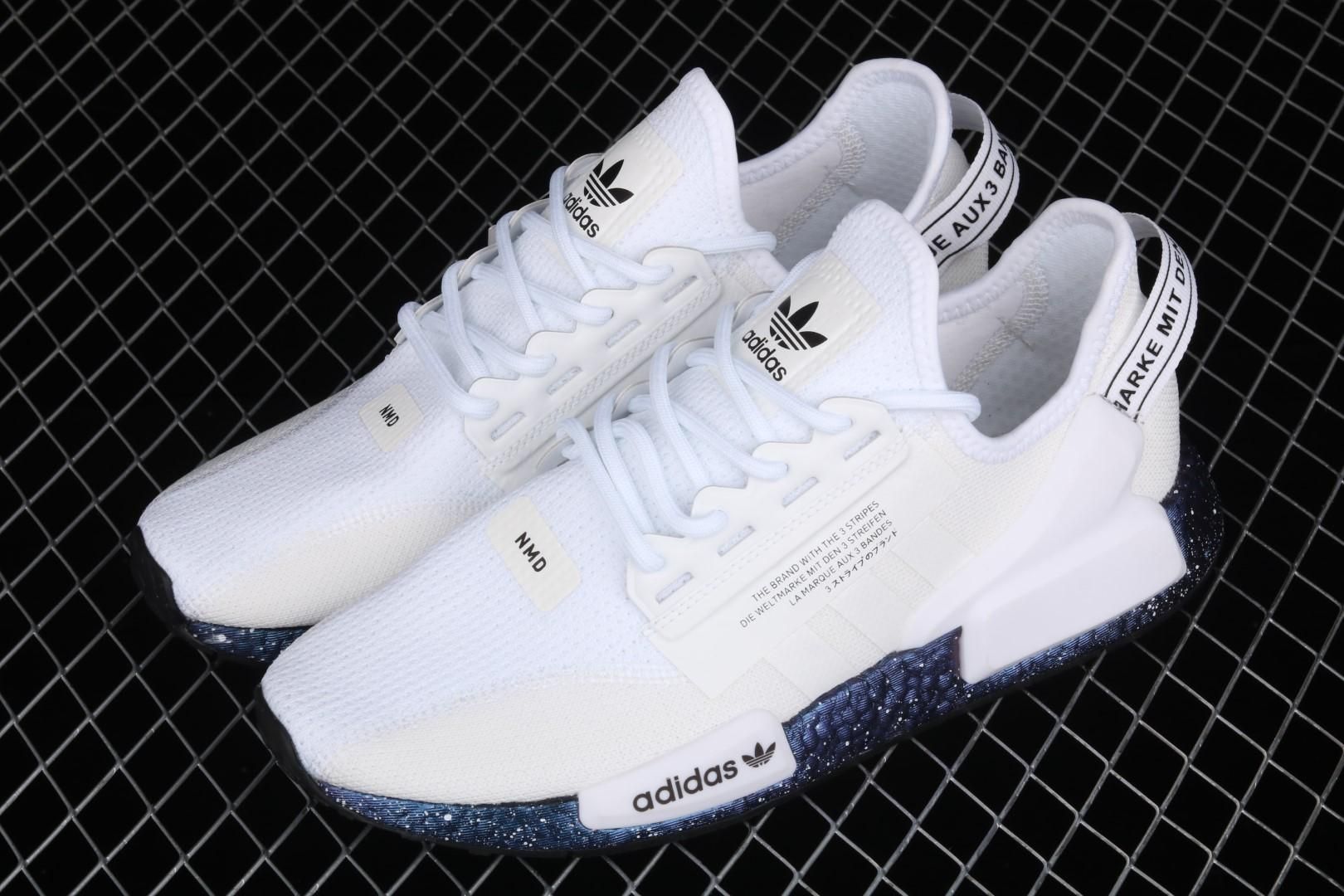 adidasUnisex NMD R1 V2 - White Speckled
