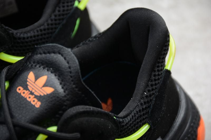 Ozweego Adiprene - Black/Orange/Green